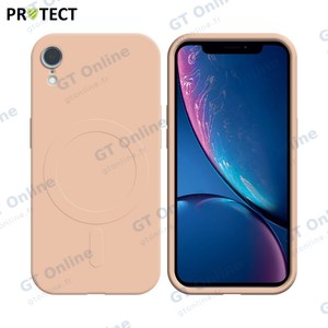 Coque de Protection IZ001 PROTECT pour Apple iPhone XR MagSafe Rose