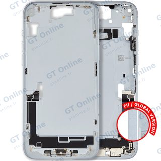 Châssis pour Apple iPhone 15 Plus (version EU, origine d'occasion — grade A, bleu)