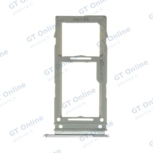 Tiroir Sim Premium Samsung Galaxy S10e G970/Galaxy S10 G973/Galaxy S10 Plus G975 Blanc