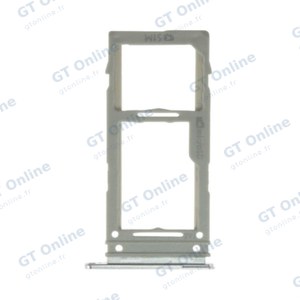 Tiroir Sim Premium Samsung Galaxy S10e G970/Galaxy S10 G973/Galaxy S10 Plus G975 Blanc