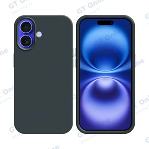 Coque Silicone Compatible pour Apple iPhone 16 (#18) Noir