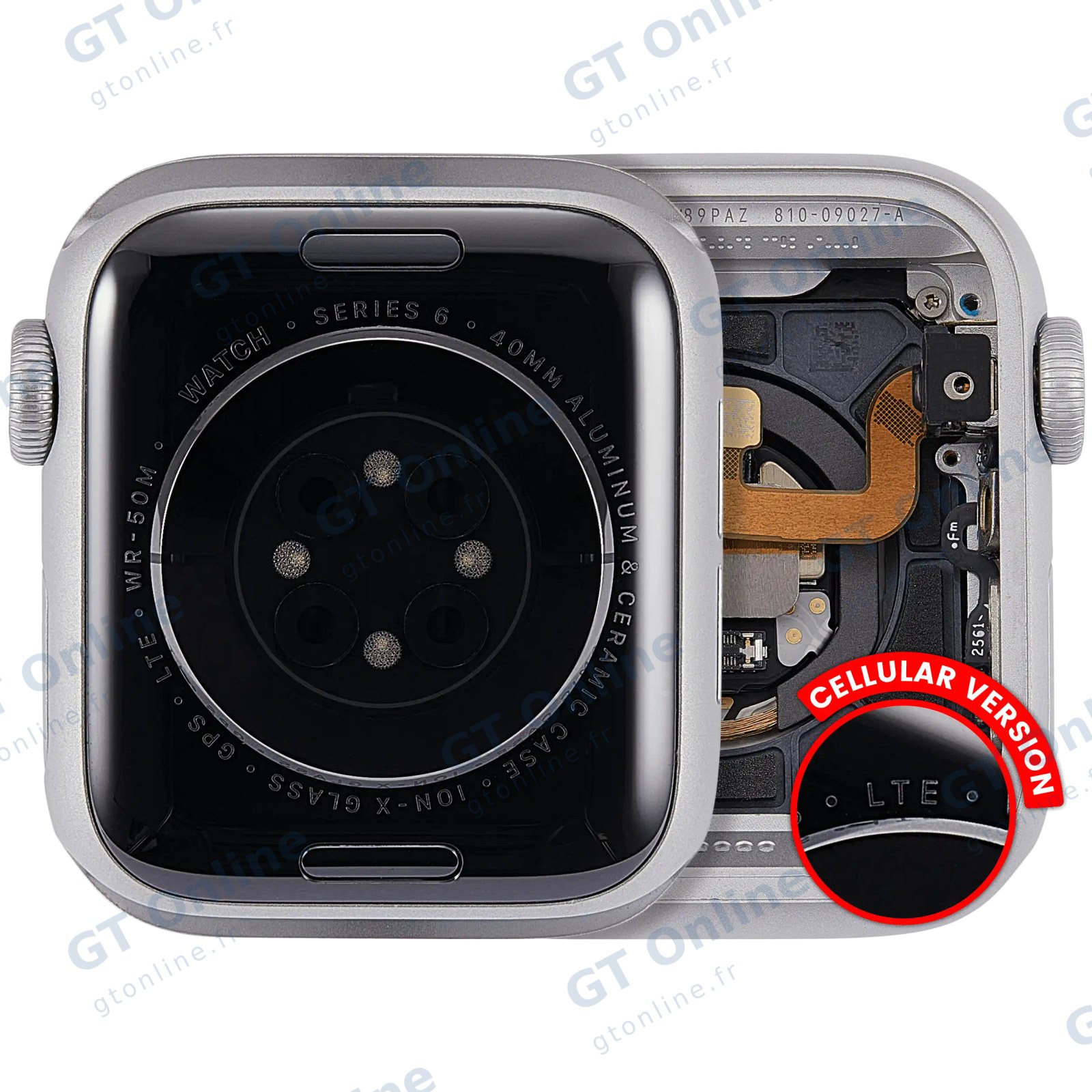 Châssis pour Apple Watch Series 6 (40MM) (origine d'occasion — grade A, Cellular Version, Aluminum / Silver)