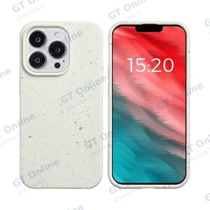 Coque Bambou Biodégradable PROTECT pour Apple iPhone 14 Pro Max (#1) Blanc