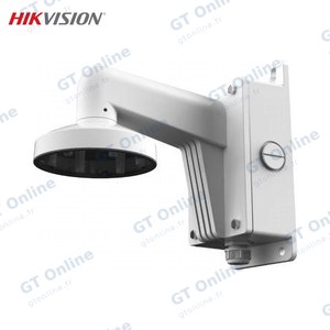 Support Mural pour Caméra de Surveillance Hikvision Dome DS-1273ZJ-140B avec Boite de Jonction Blanc