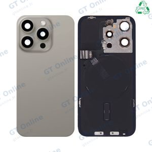 Cache Arrière Aftermarket (PIEC) Apple iPhone 15 Pro Titane Naturel