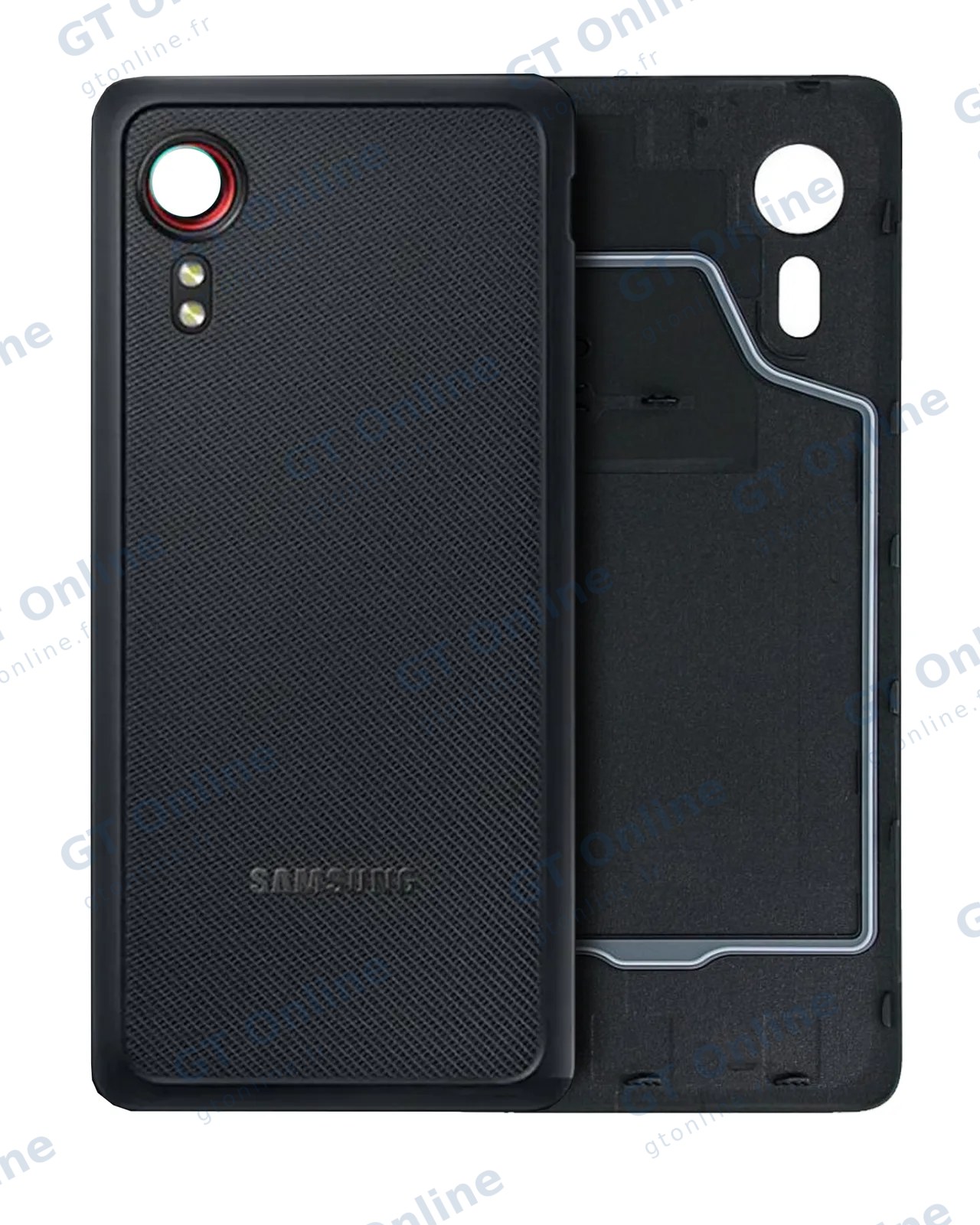 Vitre arrière pour Samsung Galaxy Xcover 5 (pack service origine, noir)
