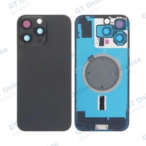 Cache Arrière Premium Apple iPhone 16 Pro Max (Without Parts) Titane Noir