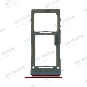 Tiroir Sim Premium Samsung Galaxy Note 10 Lite N770 Rouge