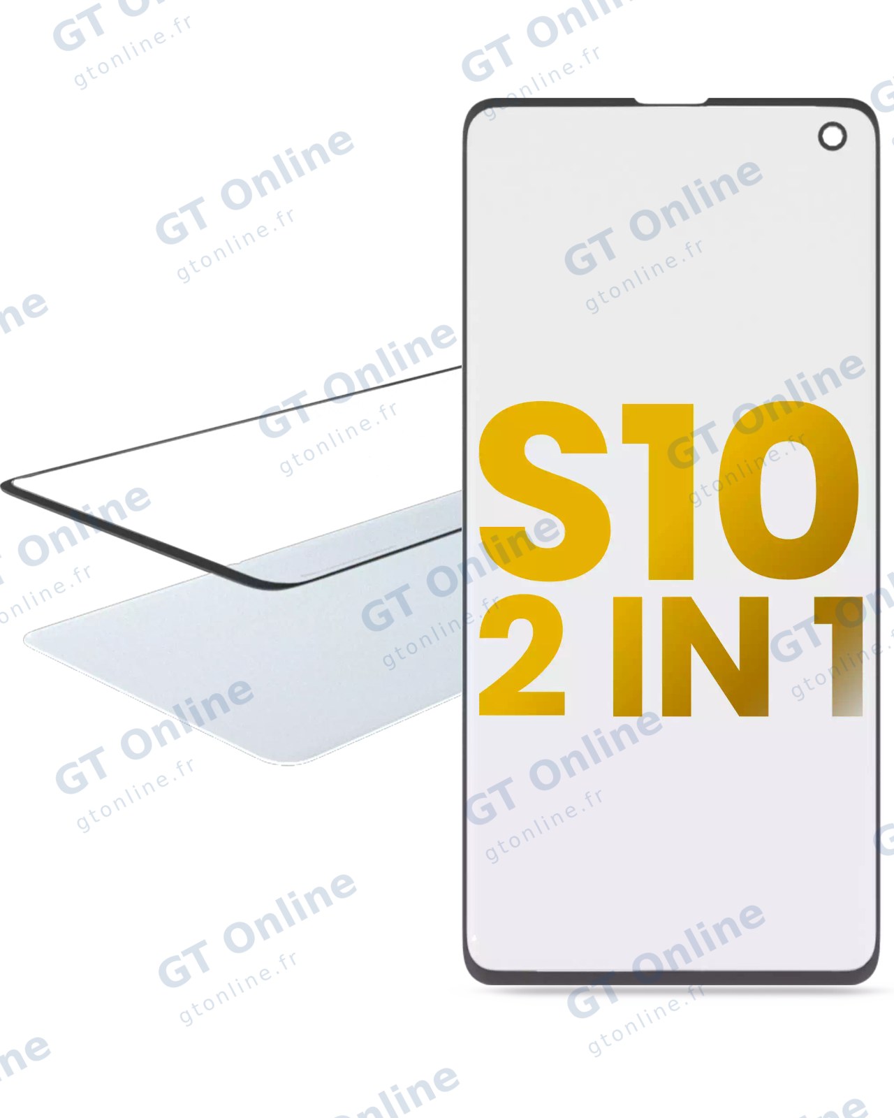 Vitre d’écran avec OCA pour Samsung Galaxy S10
