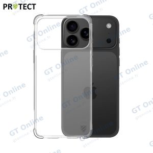 Pack de 10 Coques Silicone Renforcée PROTECT pour Apple iPhone 17 Pro Max Bulk Transparent