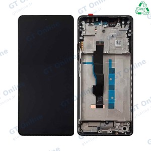 Écran Tactile Original Pulled avec Châssis (PIEC) Xiaomi Redmi Note 13 5G Noir