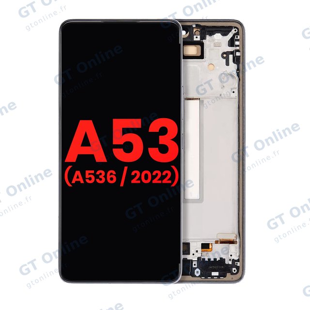 Écran pour Samsung Galaxy A53 5G (A536 / 2022) (6.36") (compatible premium, noir)