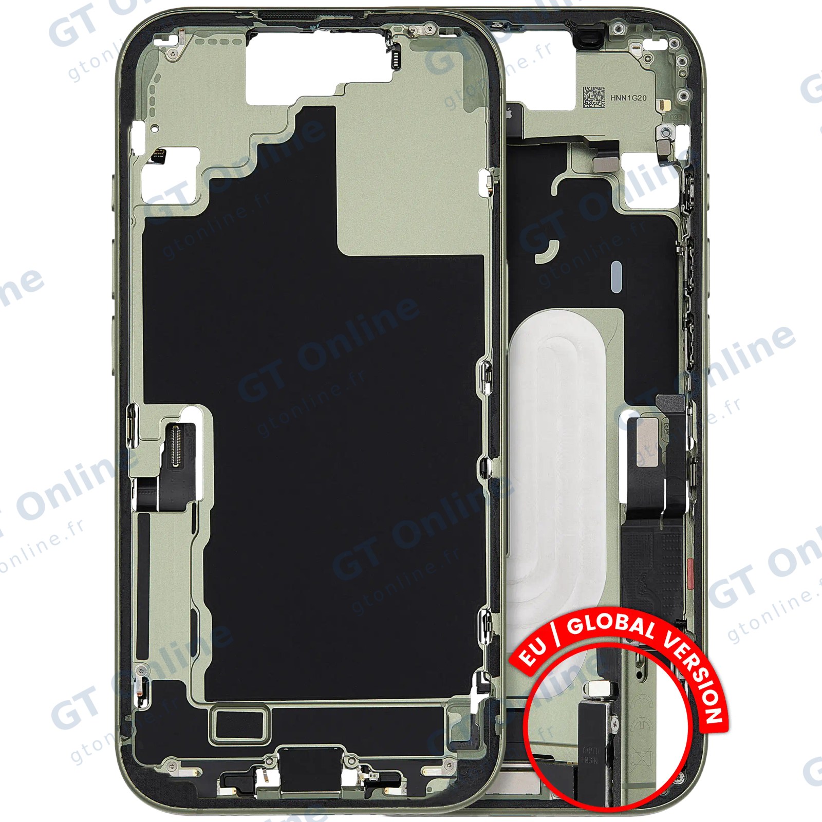 Châssis pour Apple iPhone 17 (version EU, origine d'occasion — grade A, Sage)