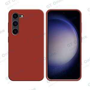 Coque Silicone Compatible pour Samsung Galaxy S23 5G S911 (#1) Rouge