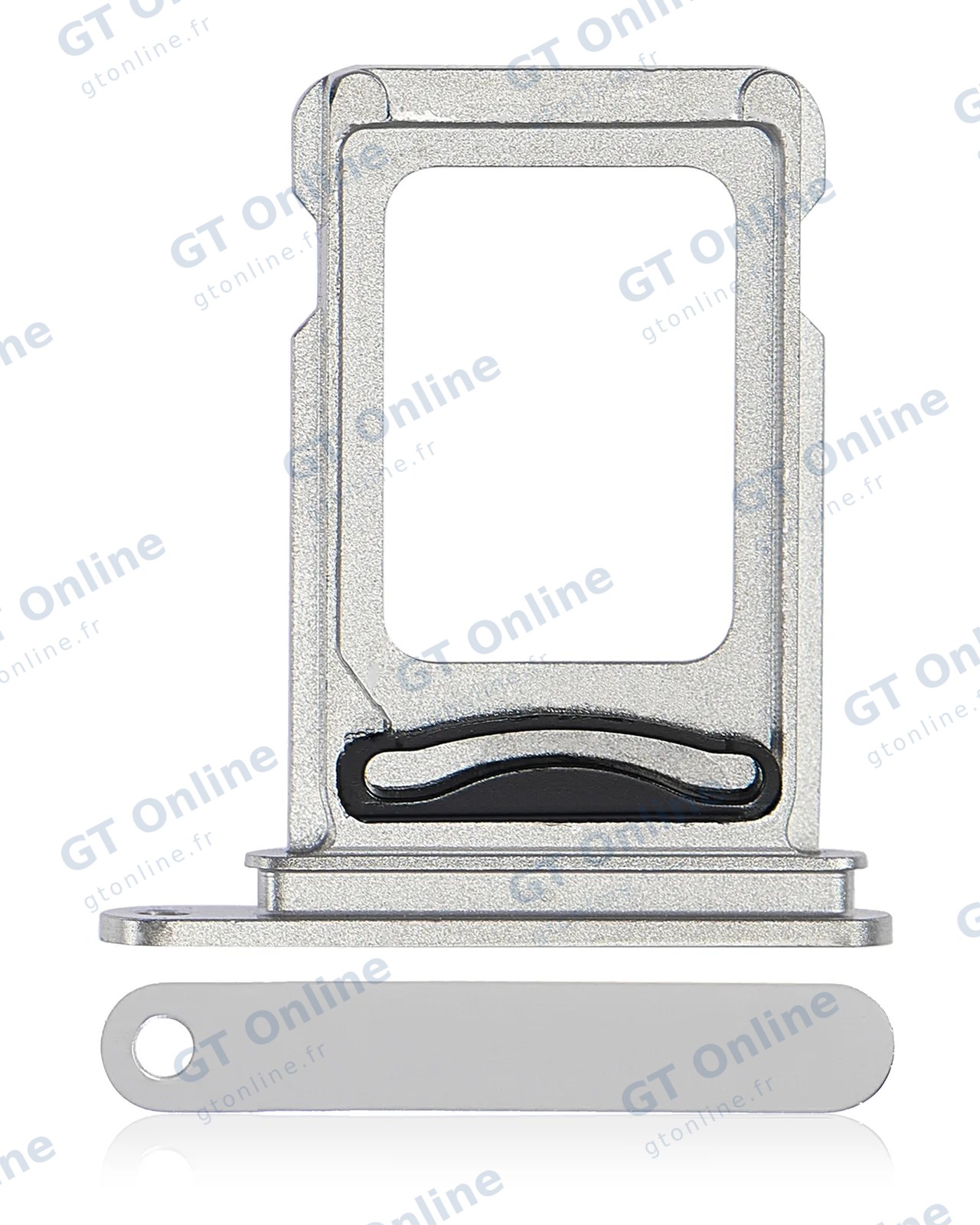 Tiroir SIM pour Apple iPhone 14 Pro / 14 Pro Max (argent)