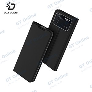 Housse de Protection Skin Pro Dux Ducis pour Xiaomi Poco M4 Pro 4G Noir