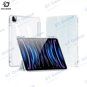 Housse de Protection Unid Dux Ducis pour Apple iPad Pro 12.9" (3e génération)/iPad Pro 12.9" (4e génération) — Bleu