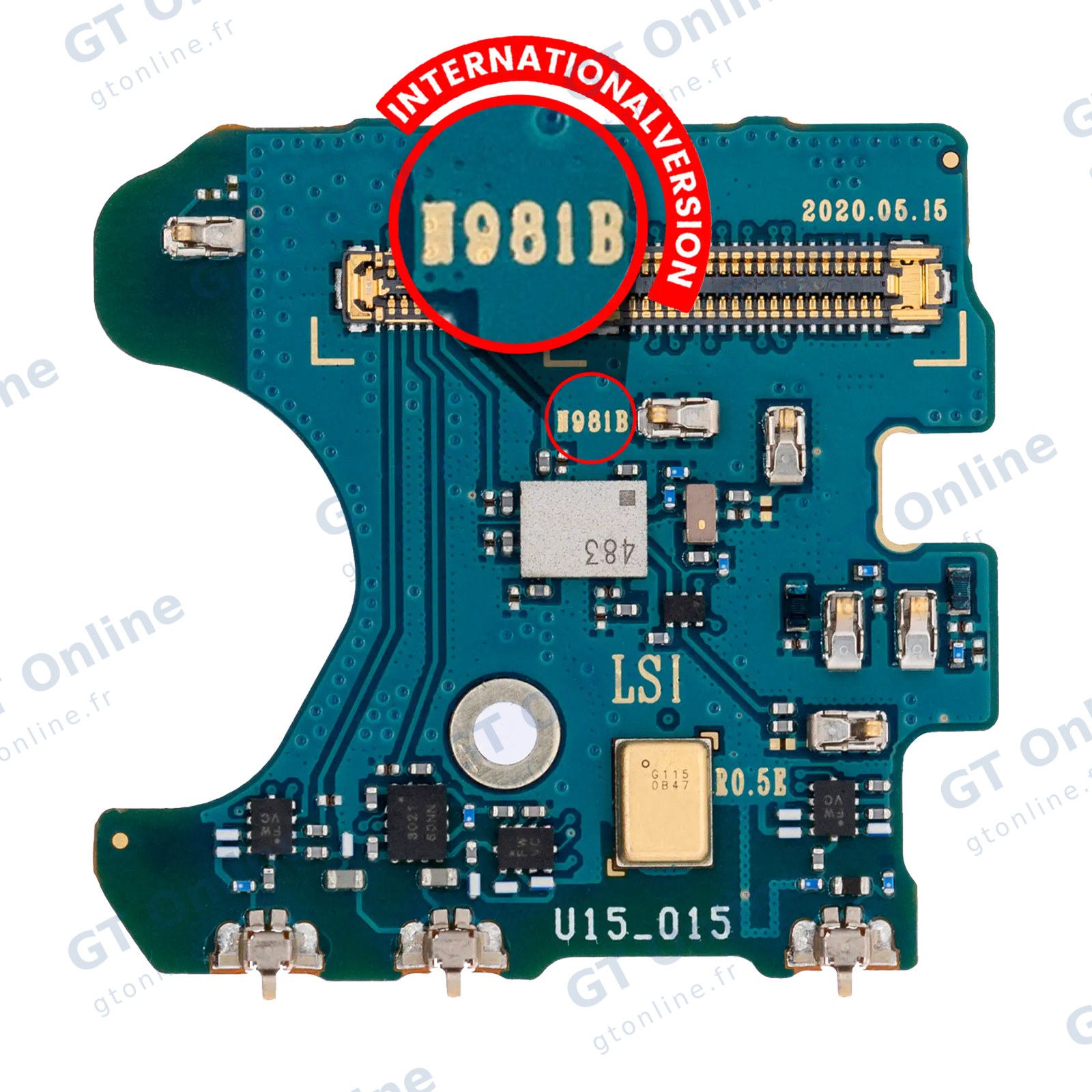 Microphone pour Samsung Galaxy Note 20 5G (N981B) (version internationale)
