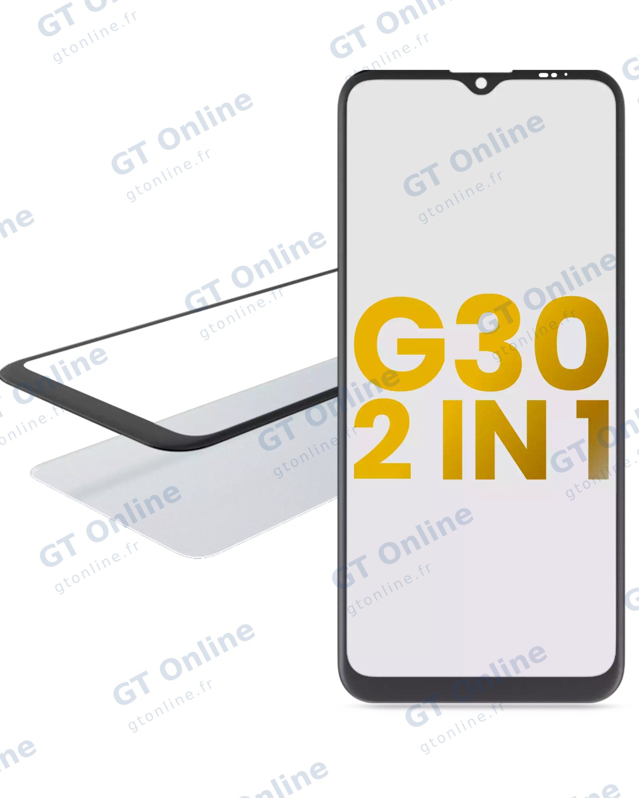 Vitre d’écran avec OCA pour Motorola Moto G30 (XT2129 / 2021)