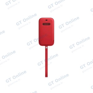 Housse en Cuir avec MagSafe Apple iPhone 12 Pro Max Rouge