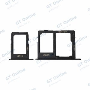 Tiroir Sim Premium Samsung Galaxy J6 2018 J600 Noir