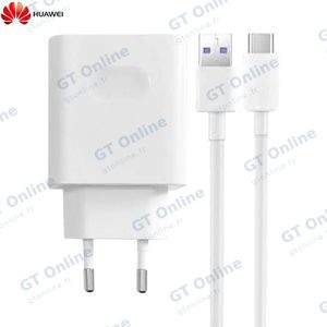 Chargeur Secteur USB Huawei HW-100400E01 avec Câble USB-C 40W Bulk Blanc