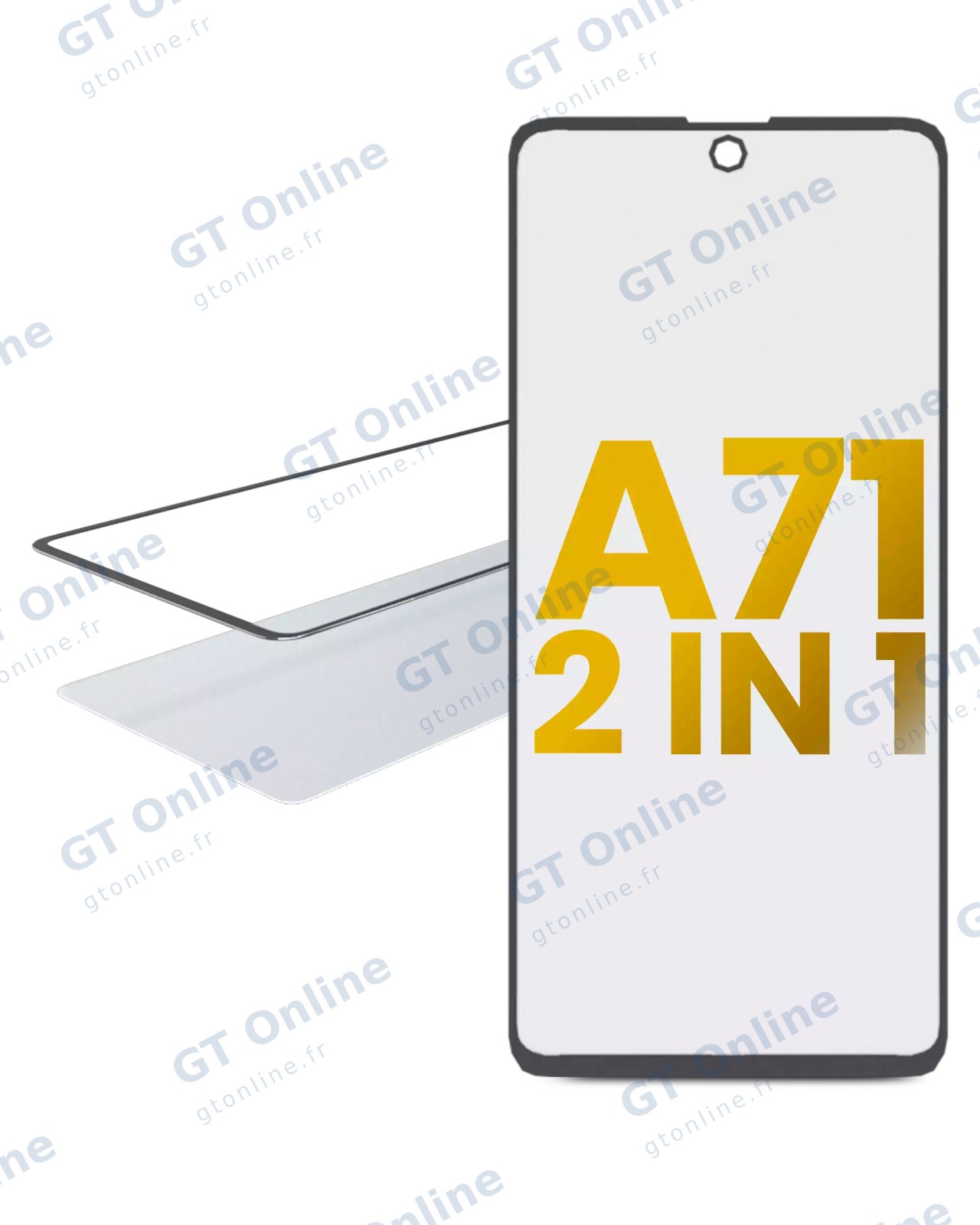 Vitre d’écran avec OCA pour Samsung Galaxy A71 (A715 / 2020)