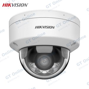 Caméra de Surveillance avec IA Hikvision DS-2CD2147G2H-LISU (4mm) Dome 4MP Smart Hybrid Light, ColorVu & AcuSense Blanc
