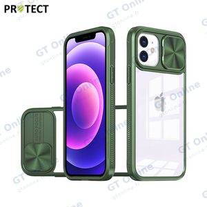 Coque de Protection IE027 PROTECT pour Apple iPhone 12 Vert Foncé