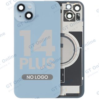 Vitre arrière pour Apple iPhone 14 Plus (bleu, sans logo)