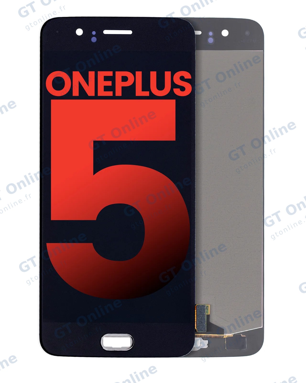 Écran OLED sans châssis pour OnePlus 5 (noir)