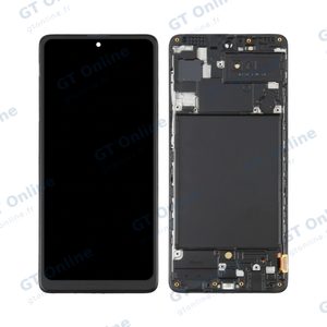 Écran Tactile Oled avec Châssis Samsung Galaxy A71 A715 (Small Size) Noir