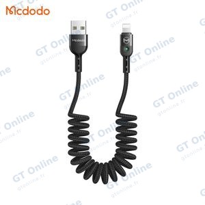 Câble Data USB vers Lightning Mcdodo CA-6410 (avec LED) 1.8m Noir