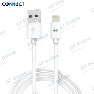Câble Data USB vers Lightning CONNECT MC-CLB1 12W (1m) Blanc
