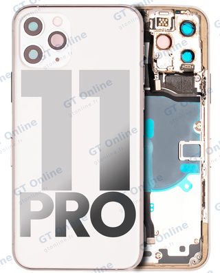 Châssis pour Apple iPhone 11 Pro (origine d'occasion — grade B, argent)