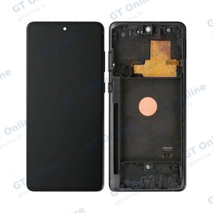Écran Tactile Oled avec Châssis Samsung Galaxy Note 10 Lite N770 Noir