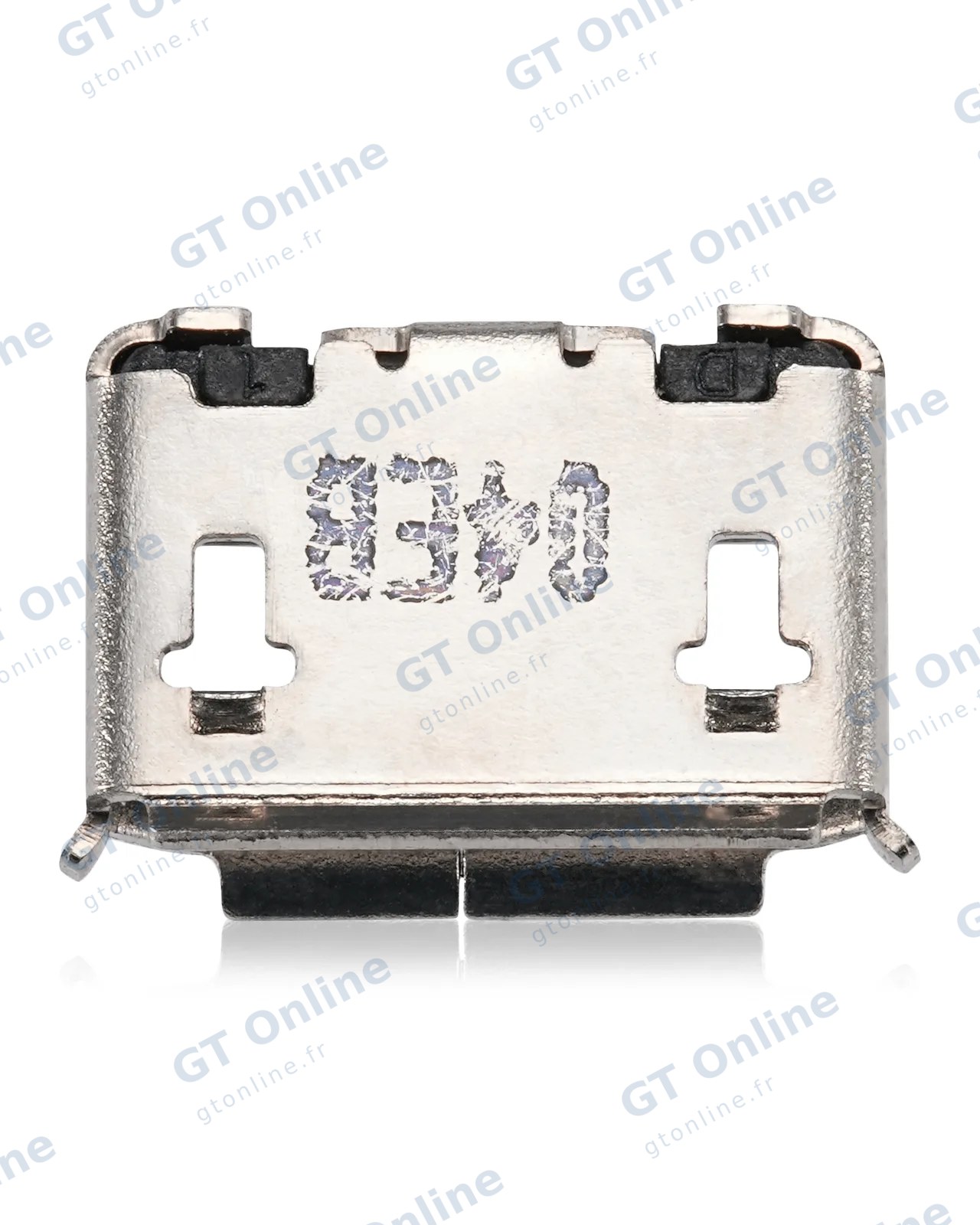 Connecteur de charge à souder — format Micro B, 5 broches, 2 points de fixation (C011)
