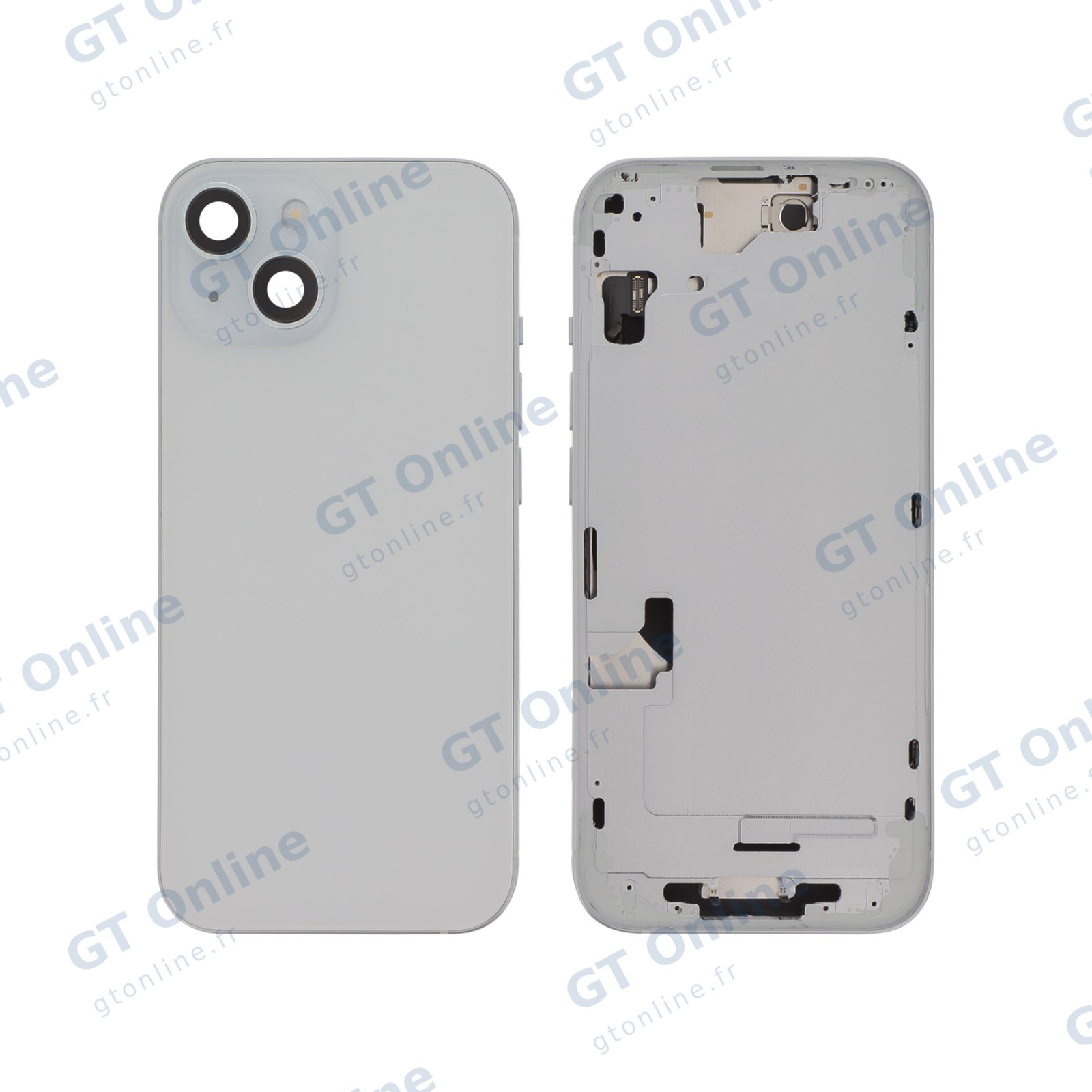 Châssis central pour iPhone 15 (bleu) — vue 1