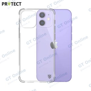 Coque Silicone Renforcée PROTECT pour Apple iPhone 12 Mini Transparent