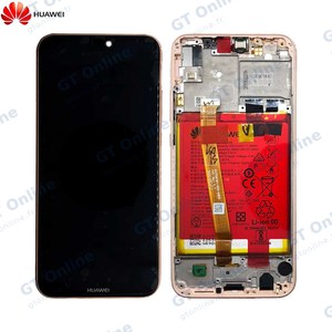 Bloc Écran Complet avec Châssis et Batterie Original Huawei P20 Lite 02351VUW 02351XUB 02352CCL Rose