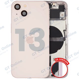 Châssis pour Apple iPhone 13 (version US, origine d'occasion — grade B, rose) — réf. 107082111029