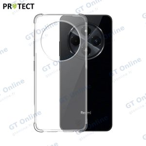 Coque Silicone Renforcée PROTECT pour Xiaomi Redmi 14C Transparent