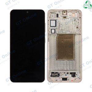 Écran Tactile Original Pulled avec Châssis (PIEC) Samsung Galaxy S25 Plus S936 Rose Gold
