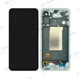 Écran Tactile Original Assembled avec Châssis Compatible Samsung Galaxy A56 5G A566 GH82-36829C Vert Sauge