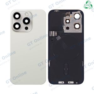 Cache Arrière Original d'occasion Apple iPhone 15 Pro Titane Blanc