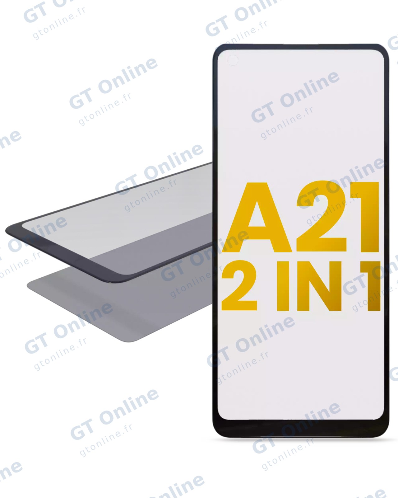 Vitre d’écran avec OCA pour Samsung Galaxy A21 (A215 / 2020)
