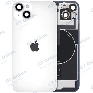 Vitre arrière avec MagSafe, NFC et nappe flash pour Apple iPhone 14 Plus (origine, lumière stellaire)