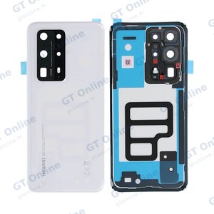 Cache Arrière Premium Huawei P40 Pro Plus Blanc Céramique