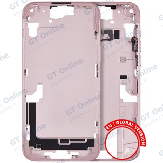 Châssis pour Apple iPhone 15 Plus (version EU, origine d'occasion — grade A, rose)