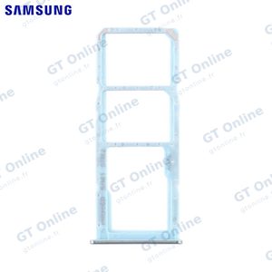 Tiroir SIM Original Samsung Galaxy A71 A715 GH98-44757C Bleu Prismatique
